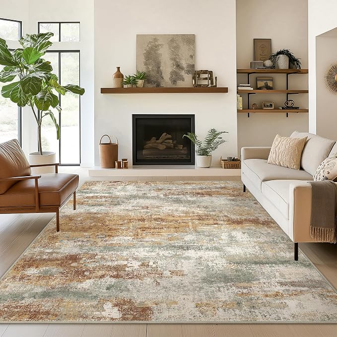 BEIMO Area Rugs 5x7 for Living Room Bedroom, Modern Abstract Machine Washable by BEIMO