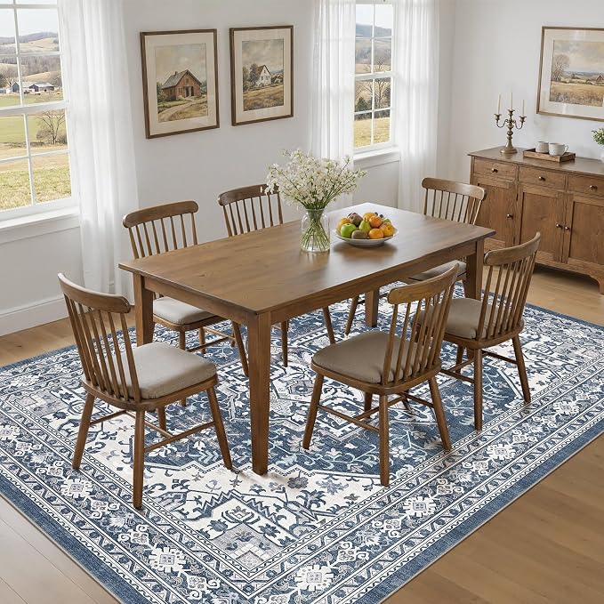 UERMEI 8x10 Area Rug for Living Room - Image 4