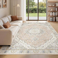 befbee 5x7 Area Rugs for Living Room, Stain Resistant Washable Rug, Non-Slip by Befbee