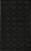 Garland Rug Sparta Non Slip Polypropylene 3 Ft. X 5 Ft. Black Area Rug- Ideal by Garland+Rug