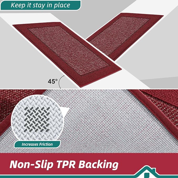 BEQHAUSE Indoor Door Mat 32" x 48", Dirt Trapper Door Mats Non-Slip Entryway - Image 4