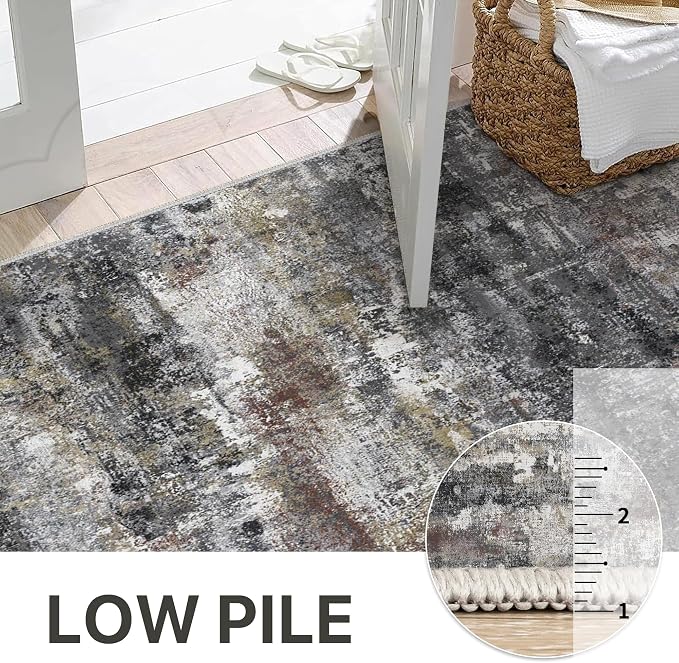 BEIMO Area Rugs 9x12 for Living Room Bedroom, Large Modern Abstract Machine - Image 9