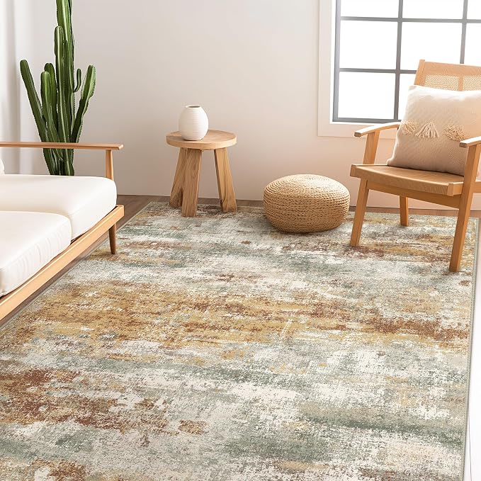 BEIMO Area Rugs 10x14 for Living Room Bedroom, Modern Abstract Machine Washable - Image 3
