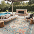 GENIMO Outdoor & Indoor Area Rug 9'x12', Waterproof, Non-Shedding, Easy Cleaning by GENIMO