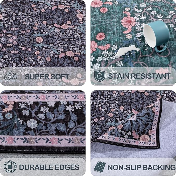 Extra Large 10x14 Area Rug for Living Room, Washable Rugs for Dining Room - Image 6