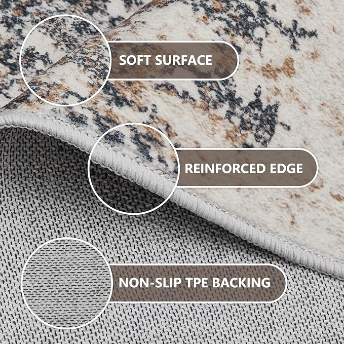 7x9 Washable Area Rugs - Image 6
