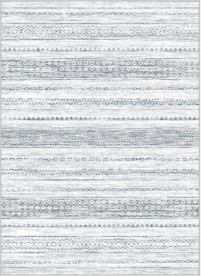 Nakagishi 6x9 Area Rugs Living Room: Washable Boho Large Neutral Soft Farmhouse - Image 6
