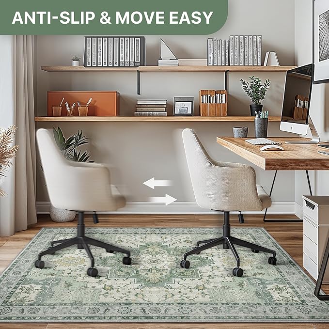 36"x60" Office Chair Mat for Hardwood Tile Floor, Under Desk Carpet Protector - Image 5