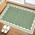 GarveeHome Scalloped Door Mat Indoor Rugs by GarveeHome