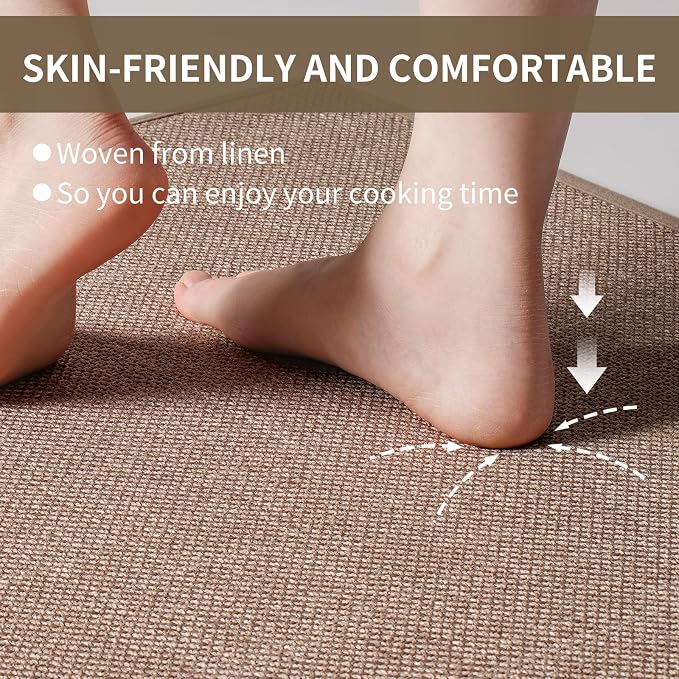 YDKGL Kitchen mats for Floor Water and Oil Absorbent Runner Rugs for Kitchen - Image 5