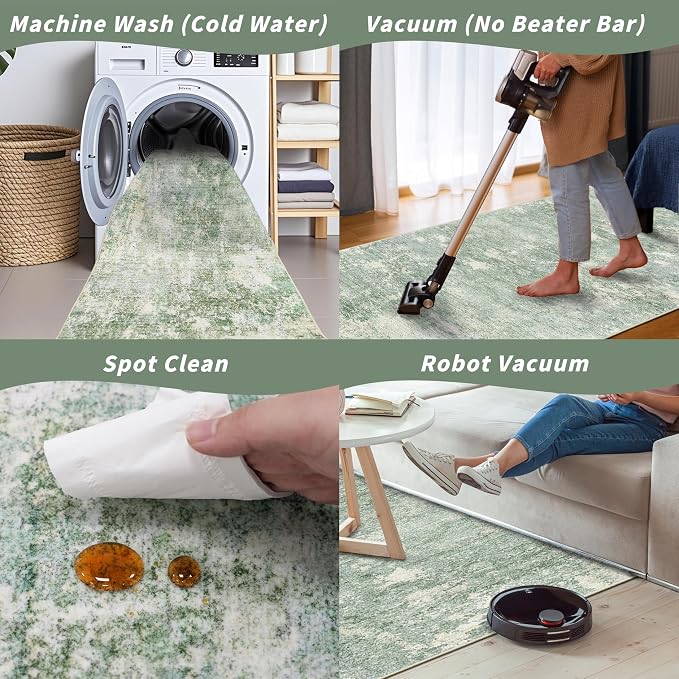 3x12 ft Non Skid Hallway Runner Rug - Image 7