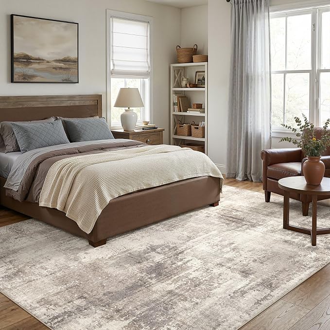 DMOYEST 9x12 Area Rug for Living Room, Washable & Non Slip Large Indoor Carpet - Image 2