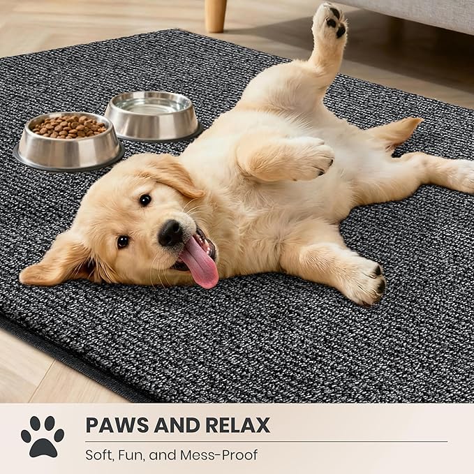 PURRUGS Dirt Trapping Door Mat 24" x 59", Non-Slip Machine Washable Entry Rug - Image 3