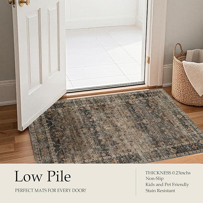 Ruaruarug Washable Area Rug 9x12 - Image 4