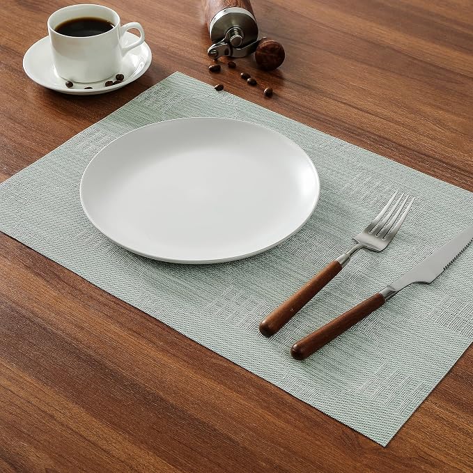 Leetaltree Mint Cream Placemats Set of 4 - Image 7