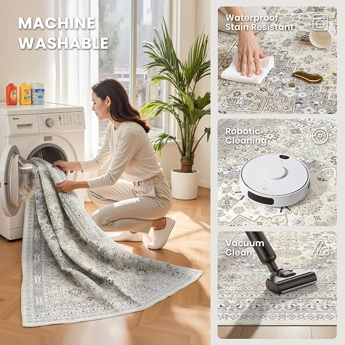zesthome Washable Runner Rug 2.5x14 - Image 4