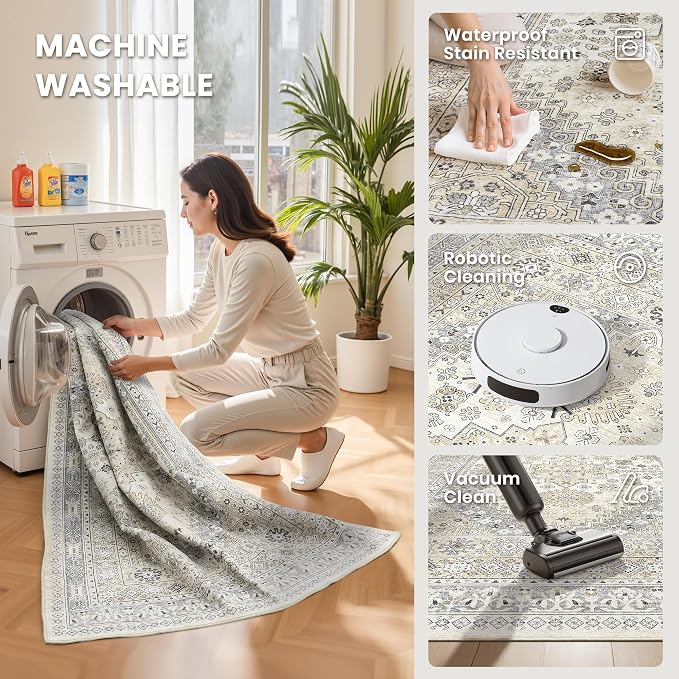 zesthome 2x12 Runner Rug, Long Hallway Rugs - Image 6