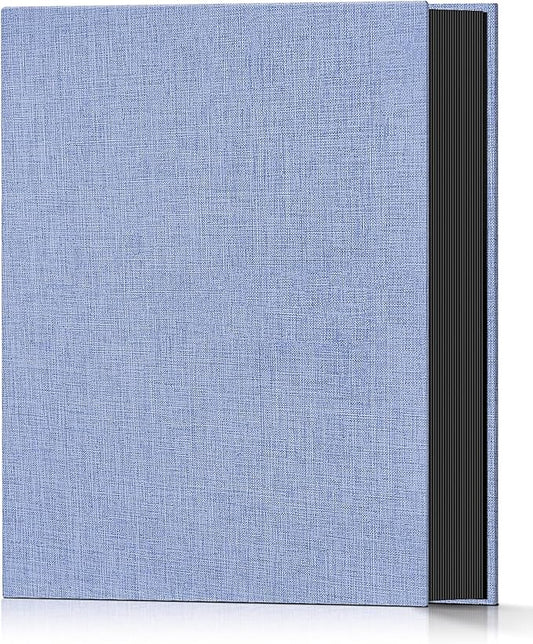 Popotop Photo Album 4x6 200 Pockets for Wedding Gifts,Linen Hardcover Picture Albums for Family Anniversary Baby Vacation Pictures