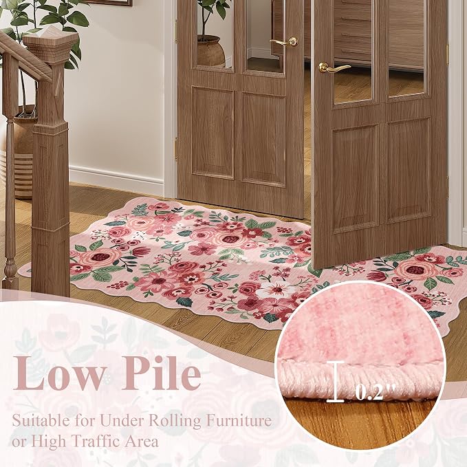 DUKINO 2x6 Runner Rug for Hallway, Washable Kitchen Rug - Image 9