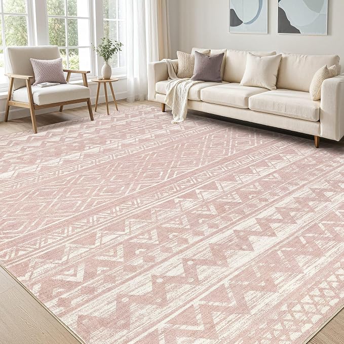 cotiled 6x9 Area Rugs Living Room Rug: Washable Boho Rugs by COTILED