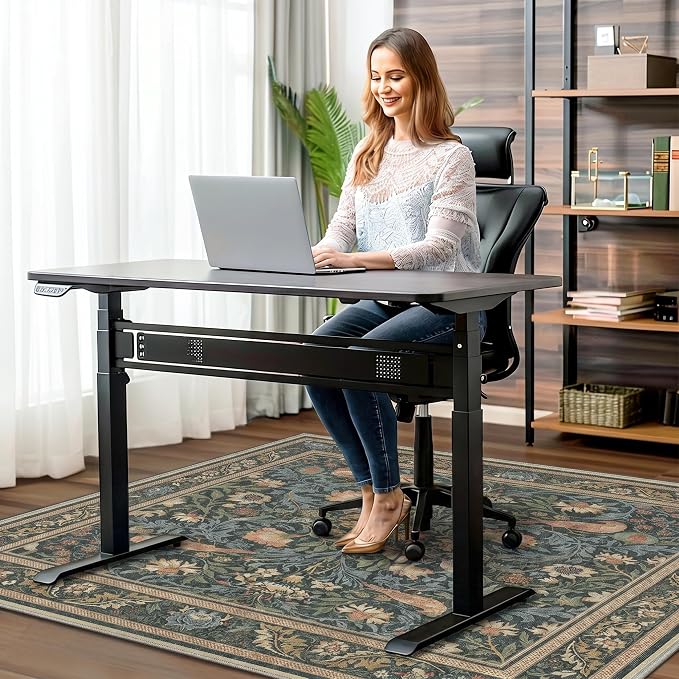 48"x72" Office Chair Mat for Hardwood Tile Floor, Under Desk Carpet Protector - Image 2