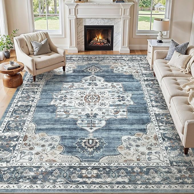 6x9 Washable Area Rug - Image 4