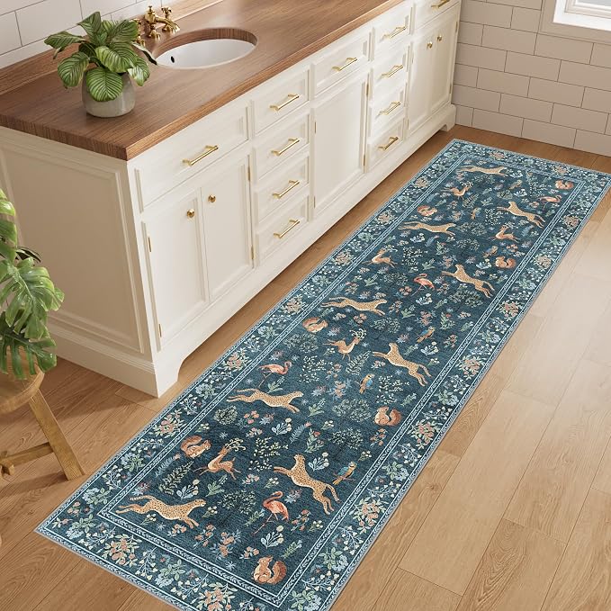 DUKINO 2x6 Rug for Hallway, Washable Kitchen Runner Rug - Image 3