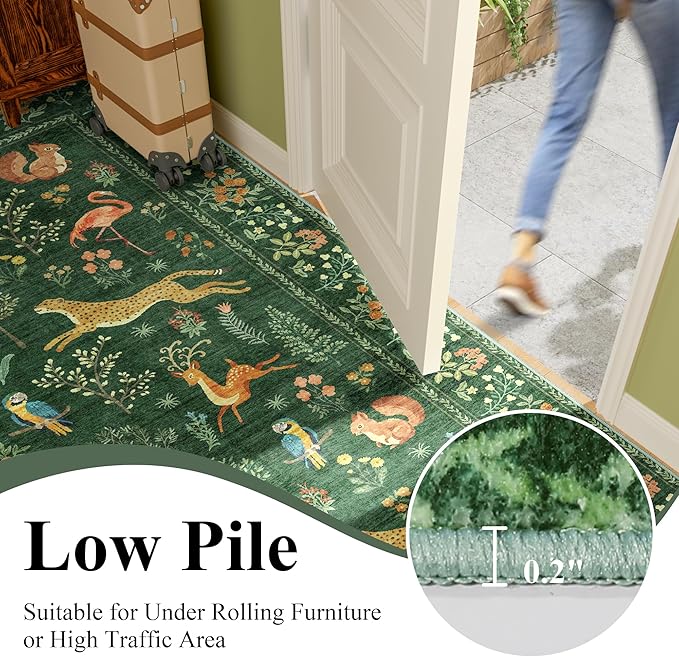 DUKINO Runner Rug, 2x7 Washable Kitchen Rugs - Image 8