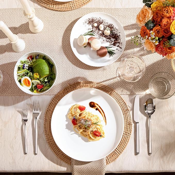 12-Piece Bone China Dinnerware Set - Image 2
