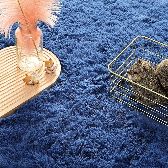 Andecor Soft Fluffy Bedroom Rugs, 3 x 5 Feet Indoor Shaggy Plush Area Rug - Image 4