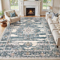 Washable 7x9 Area Rug for Living Room by JessibouAreaRug