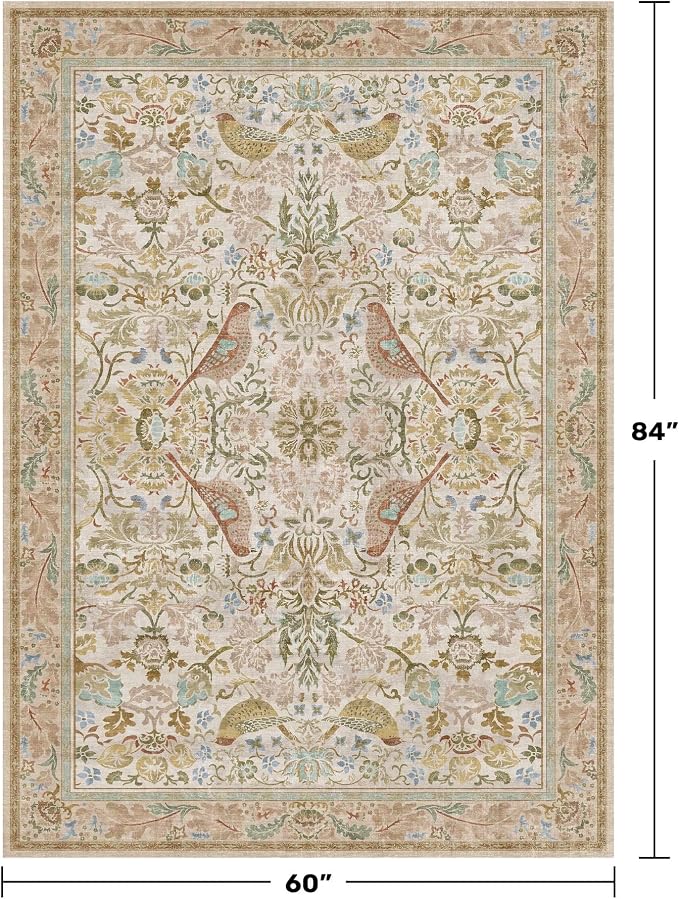 Hazo Haus Washable Area Rugs 5x7 - Image 2
