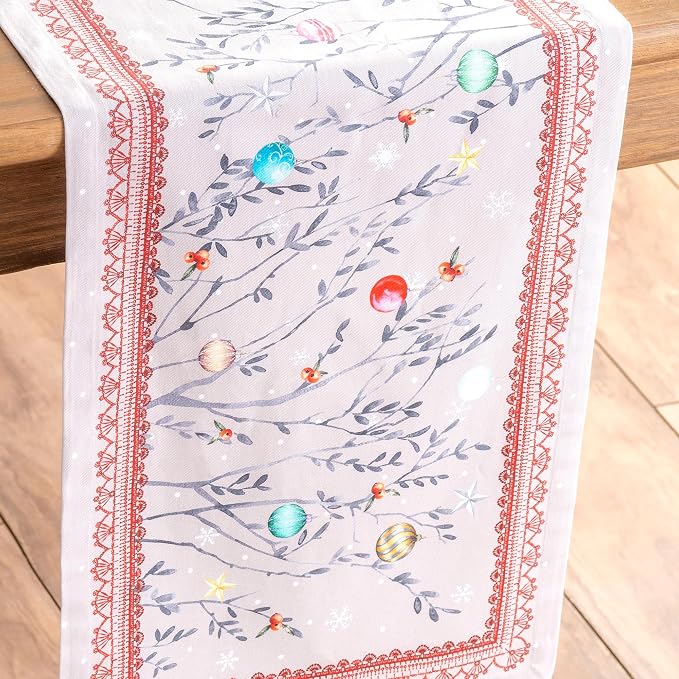 Maison d' Hermine Table Runner 100% Cotton 14.50" x 90" | Table Runners 90 - Image 9