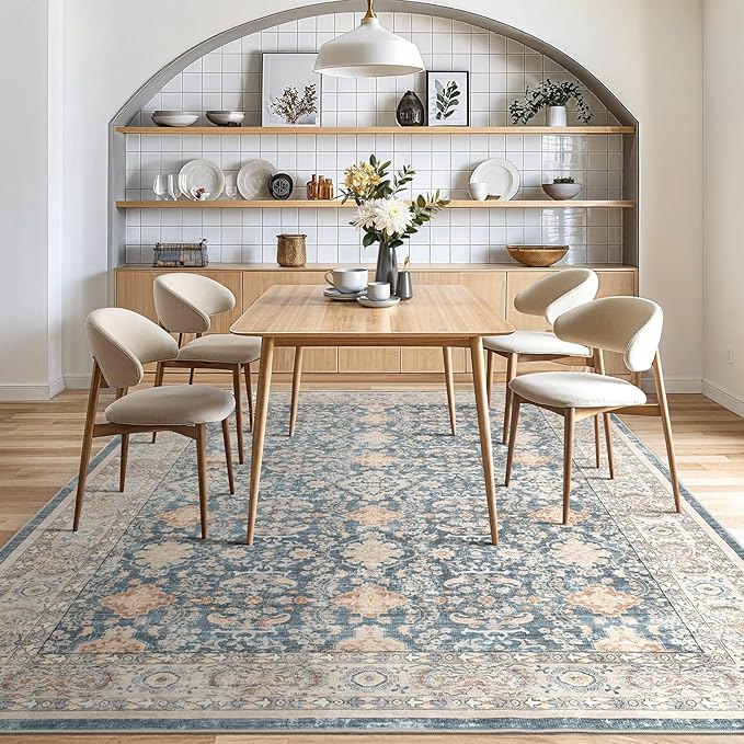 Vintage Living Room Area Rug 6x9 - Image 8