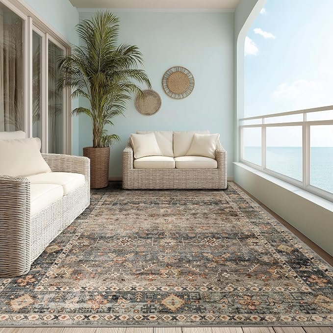 Ruaruarug Washable Area Rug 9x12 - Image 9
