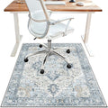 36"x60" Office Chair Mat for Hardwood Tile Floor, Under Desk Carpet Protector by BESBLEE
