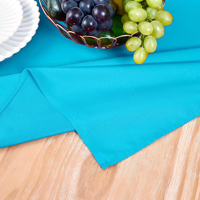 MEANMOY Teal Table Runner 72 Inches Long Waterproof Table Runners | Washable - Image 5