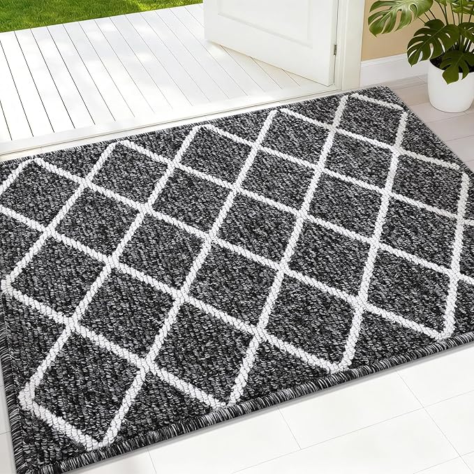 Finchitty Indoor Door Mat, Dirt Resistant and Absorbent, Low-Profile, Washable by Finchitty