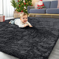 OLANLY 4x11 Area Rugs for Living Room Bedroom, Machine Washable Soft Fluffy by OLANLY