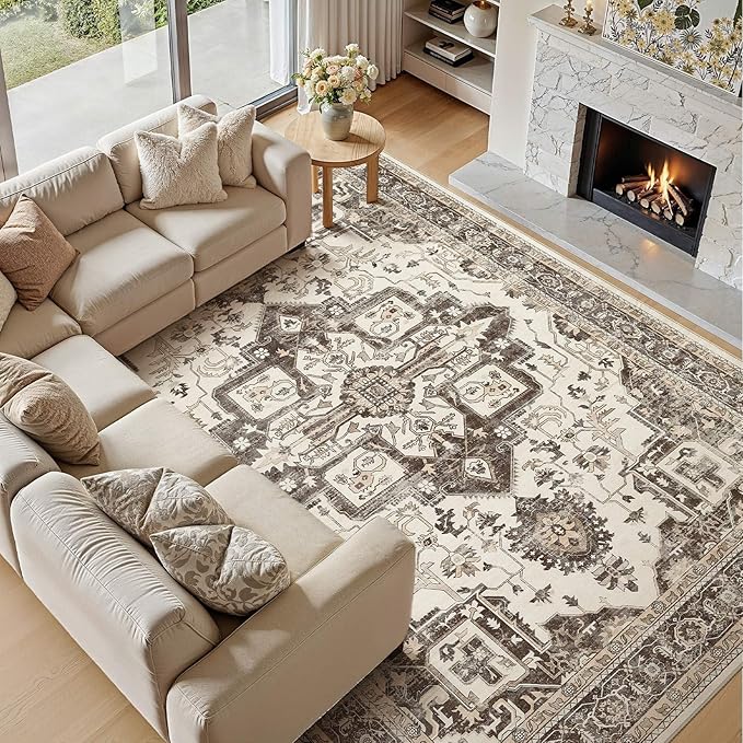 Washable 7x9 Area Rug for Living Room - Image 5