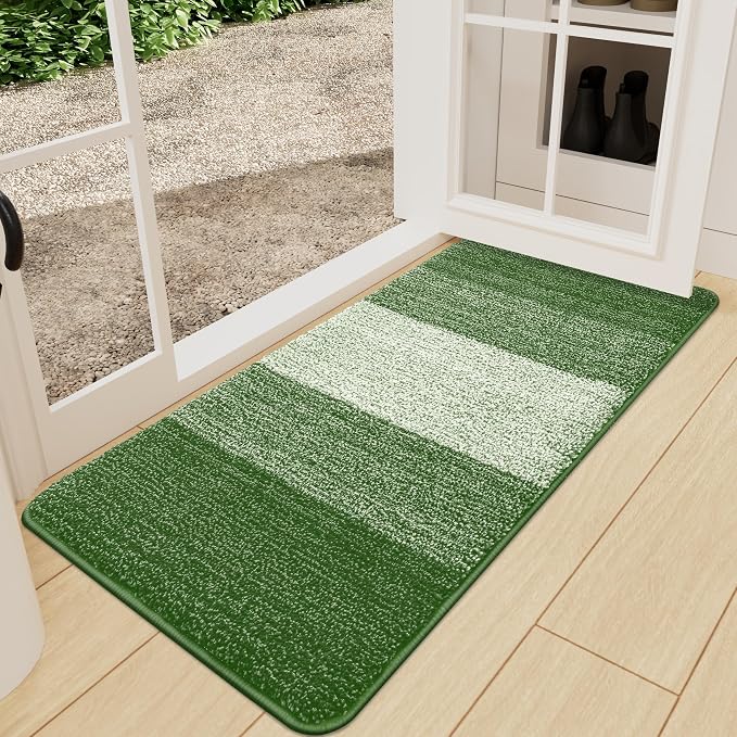Kitinjoy Indoor Outdoor Door Mat, 71x24 Non-Slip Absorbent Dirt Trapper by Kitinjoy