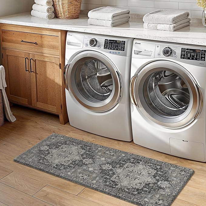GENIMO Kitchen Mats for Floor 2PCs, Washable Anti Fatigue Mat for Cushioned - Image 7