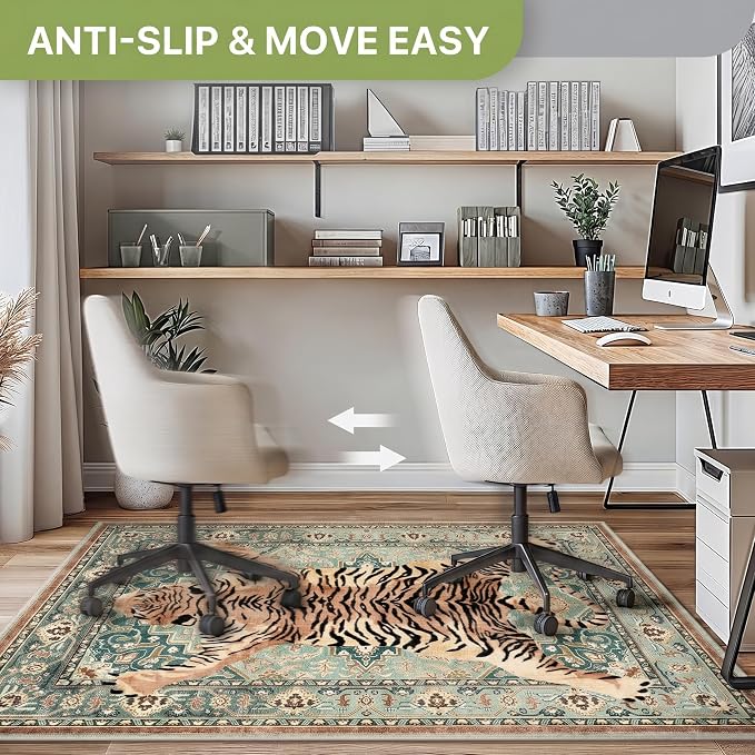 36"x48" Office Chair Mat for Hardwood Tile Floor, Under Desk Carpet Protector - Image 4