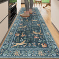 DUKINO 2.6x8 Rug for Hallway, Washable Kitchen Runner Rug by DUKINO