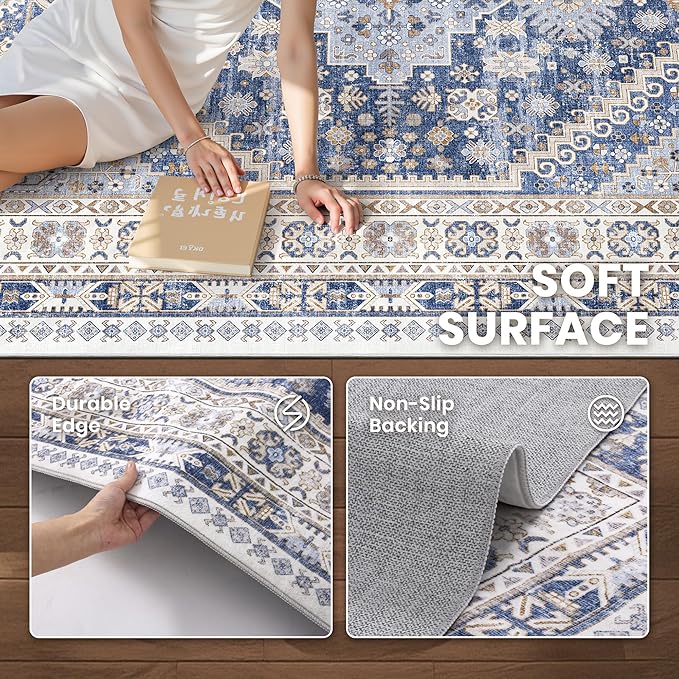 zesthome 3x16 Washable Runner Rug - Image 7