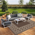 GENIMO Outdoor Rug Waterproof for Patio Decor, Outside Area Mat for Rv by GENIMO
