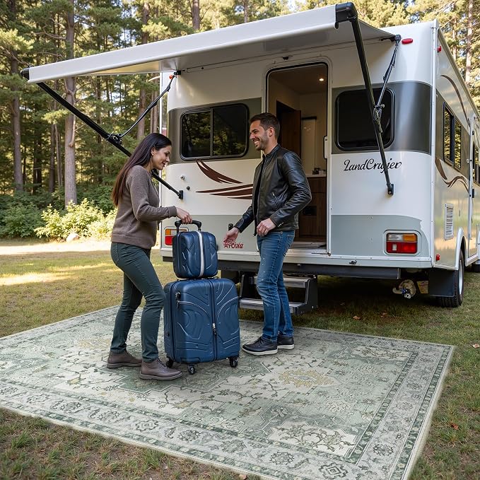 GENIMO Outdoor & Indoor Area Rug 6'x9', Waterproof, Non-Shedding, Easy Cleaning - Image 4