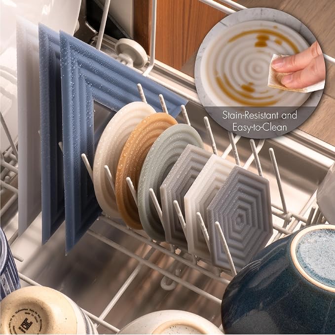 LINE+ARC Silicone Coasters feat. in NYT WireCutter | Waterproof, anti-stain - Image 9