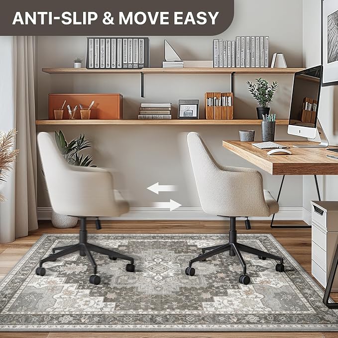 36"x48" Office Chair Mat for Hardwood Tile Floor, Under Desk Carpet Protector - Image 5
