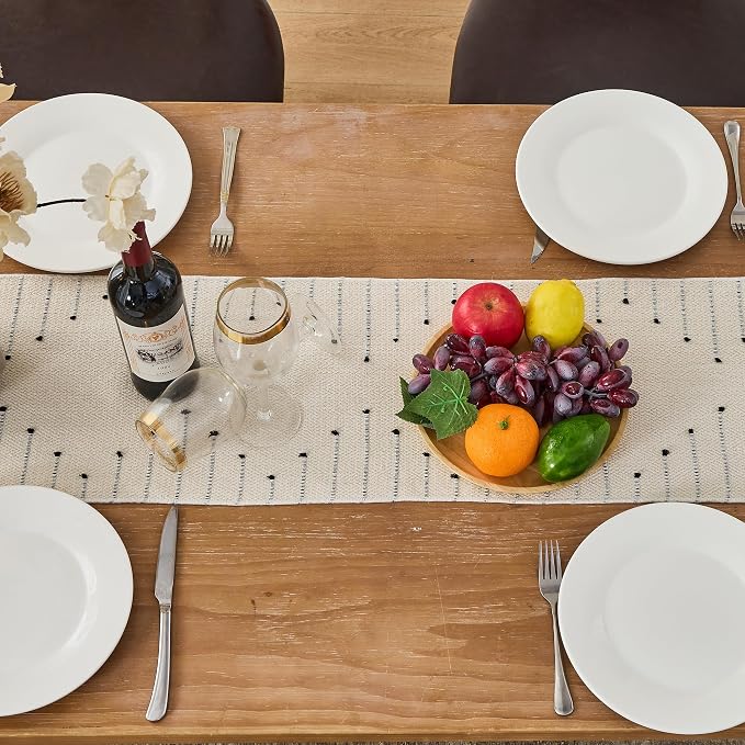 Table Runner 108 Inches Long, Boho Style - Image 3